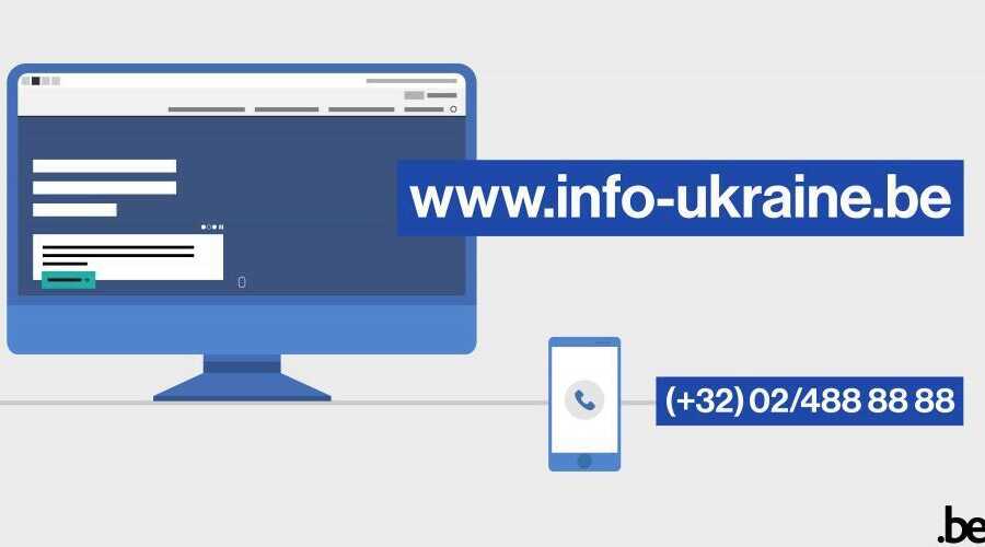 Infowebsite en -nummer over situatie in Oekraïne