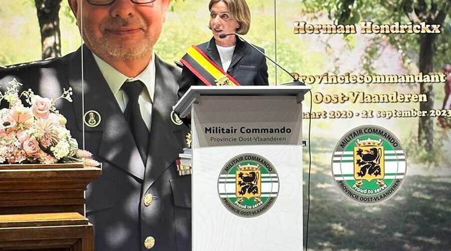 Afscheid van provinciecommandant Herman Hendrickx
